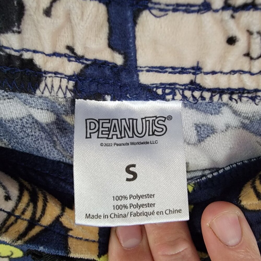 Peanuts Men's Pajama Fleece Pants - Picture 2 of 4